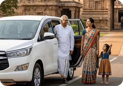 Temple visit cab service in Tamil Nadu