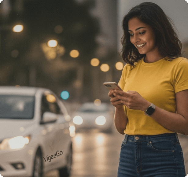 VigeeGo cab and driver service in Thiruvallur and Chennai